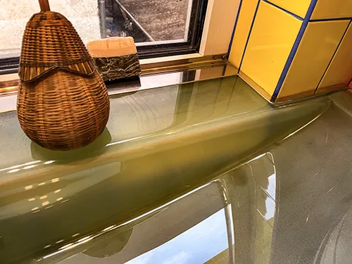 Glaswaschbecken auf Maß, Variante 2